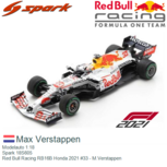 Modelauto 1:18 | Spark 18S605 | Red Bull Racing RB16B Honda 2021 #33 - M.Verstappen Modelauto 1:18 | Spark 18S605 | Red Bull Racing RB16B Honda 2021 #33 - M.Verstappen