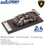 Modelauto 1:43 | Looksmart LS297A | Lamborghini Murcielago R GT | Team JLOC 2006 #53 - M.Apicella - K.Yamanishi - A.Yogo Modelauto 1:43 | Looksmart LS297A | Lamborghini Murcielago R GT | Team JLOC 2006 #53 - M.Apicella - K.Yamanishi - A.Yogo