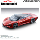 Modelauto 1:18 | Tecnomodel T18EX08B | McLaren Speedtail Metallic Red 2019 Modelauto 1:18 | Tecnomodel T18EX08B | McLaren Speedtail Metallic Red 2019