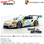 Modelauto 1:18 | Top Speed TS0323 | Porsche 911 GT3 R | Hardpoint EBM 2021 #88 - C.Nielsen - K.Legge - E.Bamber - R.Ferriol Modelauto 1:18 | Top Speed TS0323 | Porsche 911 GT3 R | Hardpoint EBM 2021 #88 - C.Nielsen - K.Legge - E.Bamber - R.Ferriol