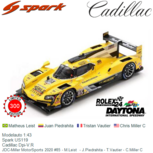 Modelauto 1:43 | Spark US119 | Cadillac Dpi-V.R | JDC-Miller MotorSports 2020 #85 - M.Leist - J.Piedrahita - T.Vautier - C.Miller C Modelauto 1:43 | Spark US119 | Cadillac Dpi-V.R | JDC-Miller MotorSports 2020 #85 - M.Leist - J.Piedrahita - T.Vautier - C.Miller C