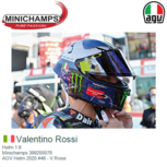 Helm 1:8 | Minichamps 399200076 | AGV Helm 2020 #46 - V.Rossi Helm 1:8 | Minichamps 399200076 | AGV Helm 2020 #46 - V.Rossi