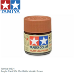 | Tamiya 81534 | Acrylic Paint X34 10ml Bottle Metallic Brown | Tamiya 81534 | Acrylic Paint X34 10ml Bottle Metallic Brown