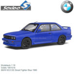 Modelauto 1:18 | Solido 1801516 | BMW M3 E30 Street Fighter Blue 1990 Modelauto 1:18 | Solido 1801516 | BMW M3 E30 Street Fighter Blue 1990