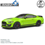 Modelauto 1:18 | Solido S1805902 | Shelby Ford GT500 Grabber Lime 2020 Modelauto 1:18 | Solido S1805902 | Shelby Ford GT500 Grabber Lime 2020