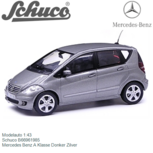 Modelauto 1:43 | Schuco B66961985 | Mercedes Benz A Klasse Donker Zilver Modelauto 1:43 | Schuco B66961985 | Mercedes Benz A Klasse Donker Zilver