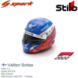 Helm 1:5 | Spark 5HF078 | Stilo Helmet | Alfa Romeo 2022 #77 - V.Bottas Helm 1:5 | Spark 5HF078 | Stilo Helmet | Alfa Romeo 2022 #77 - V.Bottas