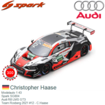 Modelauto 1:43 | Spark SG804 | Audi R8 LMS GT3 | Team Rosberg 2021 #12 - C.Haase Modelauto 1:43 | Spark SG804 | Audi R8 LMS GT3 | Team Rosberg 2021 #12 - C.Haase