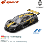 Modelauto 1:43 | Spark S7077 | Renault R.S. 01 2018 #27 - N.Hülkenberg Modelauto 1:43 | Spark S7077 | Renault R.S. 01 2018 #27 - N.Hülkenberg