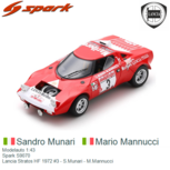 Modelauto 1:43 | Spark S9070 | Lancia Stratos HF 1972 #3 - S.Munari - M.Mannucci Modelauto 1:43 | Spark S9070 | Lancia Stratos HF 1972 #3 - S.Munari - M.Mannucci