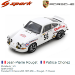 Modelauto 1:43 | Spark S6630 | Porsche 911 Carrera RS 1975 #56 - J.Rouget - P.Chonez Modelauto 1:43 | Spark S6630 | Porsche 911 Carrera RS 1975 #56 - J.Rouget - P.Chonez