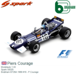 Modelauto 1:43 | Spark S8320 | Brabham BT26A 1969 #16 - P.Courage Modelauto 1:43 | Spark S8320 | Brabham BT26A 1969 #16 - P.Courage