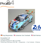 Bouwpakket 1:24 | Profil 24 D24057 | Decalset Porsche 911 997 GT3 RSR | Flying Lizard Motorsport 2007 #80 - J.Bergmeister - J.Van Overbeek - S.Neiman Bouwpakket 1:24 | Profil 24 D24057 | Decalset Porsche 911 997 GT3 RSR | Flying Lizard Motorsport 2007 #80 - J.Bergmeister - J.Van Overbeek - S.Neiman