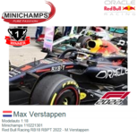 Modelauto 1:18 | Minichamps 110221301 | Red Bull Racing RB18 RBPT 2022 - M.Verstappen Modelauto 1:18 | Minichamps 110221301 | Red Bull Racing RB18 RBPT 2022 - M.Verstappen