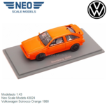 Modelauto 1:43 | Neo Scale Models 43024 | Volkswagen Scirocco Orange 1980 Modelauto 1:43 | Neo Scale Models 43024 | Volkswagen Scirocco Orange 1980