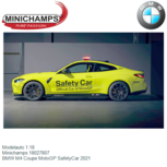 Modelauto 1:18 | Minichamps 18027807 | BMW M4 Coupe MotoGP SafetyCar 2021 Modelauto 1:18 | Minichamps 18027807 | BMW M4 Coupe MotoGP SafetyCar 2021