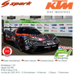 Modelauto 1:43 | Spark SG765 | KTM X-Bow GTX | mcchip-dkr 2021 #115 - D.Schmidtmann - H.Hammel - C.Breuer - T.Heinemann Modelauto 1:43 | Spark SG765 | KTM X-Bow GTX | mcchip-dkr 2021 #115 - D.Schmidtmann - H.Hammel - C.Breuer - T.Heinemann