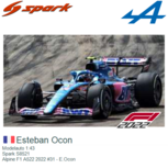 Modelauto 1:43 | Spark S8521 | Alpine F1 A522 2022 #31 - E.Ocon Modelauto 1:43 | Spark S8521 | Alpine F1 A522 2022 #31 - E.Ocon