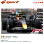Modelauto 1:43 | Spark S8533 | Red Bull Racing RB18 RBPT 2022 #11 - S.Pérez Modelauto 1:43 | Spark S8533 | Red Bull Racing RB18 RBPT 2022 #11 - S.Pérez