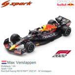 Modelauto 1:64 | Spark Y254 | Red Bull Racing RB18 RBPT 2022 #1 - M.Verstappen Modelauto 1:64 | Spark Y254 | Red Bull Racing RB18 RBPT 2022 #1 - M.Verstappen