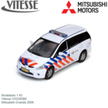 Modelauto 1:43 | Vitesse VSS29380 | Mitsubishi Grandis 2006 Modelauto 1:43 | Vitesse VSS29380 | Mitsubishi Grandis 2006