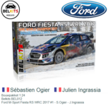 Bouwpakket 1:24 | Belkits BEL012 | Ford M-Sport Fiesta RS WRC 2017 #1 - S.Ogier - J.Ingrassia Bouwpakket 1:24 | Belkits BEL012 | Ford M-Sport Fiesta RS WRC 2017 #1 - S.Ogier - J.Ingrassia