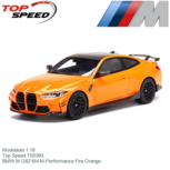 Modelauto 1:18 | Top Speed TS0393 | BMW M G82 M4 M-Performance Fire Orange Modelauto 1:18 | Top Speed TS0393 | BMW M G82 M4 M-Performance Fire Orange