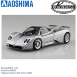Bouwpakket 1:24 | Aoshima 06000 | Pagani Zonda C12S Silver 2000 Bouwpakket 1:24 | Aoshima 06000 | Pagani Zonda C12S Silver 2000