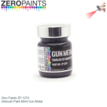 | Zero Paints ZP-1274 | Airbrush Paint 60ml Gun Metal | Zero Paints ZP-1274 | Airbrush Paint 60ml Gun Metal