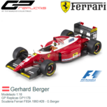 Modelauto 1:18 | GP Replicas GP117B | Scuderia Ferrari F93A 1993 #28 - G.Berger Modelauto 1:18 | GP Replicas GP117B | Scuderia Ferrari F93A 1993 #28 - G.Berger