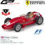 Modelauto 1:18 | GP Replicas GP088C | Scuderia Ferrari 246 1958 #1 - P.Collins Modelauto 1:18 | GP Replicas GP088C | Scuderia Ferrari 246 1958 #1 - P.Collins
