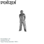 Bouwpakket 1:43 | Denizen RD105 | Figuur Racing Spectator 1950`s Bouwpakket 1:43 | Denizen RD105 | Figuur Racing Spectator 1950`s