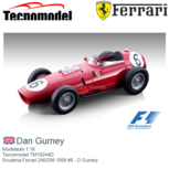 Modelauto 1:18 | Tecnomodel TM18244D | Scuderia Ferrari 246/256 1959 #6 - D.Gurney Modelauto 1:18 | Tecnomodel TM18244D | Scuderia Ferrari 246/256 1959 #6 - D.Gurney