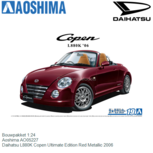 Bouwpakket 1:24 | Aoshima AO05227 | Daihatsu L880K Copen Ultimate Edition Red Metallic 2006 Bouwpakket 1:24 | Aoshima AO05227 | Daihatsu L880K Copen Ultimate Edition Red Metallic 2006