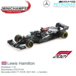 Modelauto 1:43 | Minichamps 410210144 | Mercedes AMG F1 W12E 2021 #44 - L.Hamilton Modelauto 1:43 | Minichamps 410210144 | Mercedes AMG F1 W12E 2021 #44 - L.Hamilton
