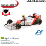 Modelauto 1:18 | Minichamps 540931838 | McLaren MP4/8 1993 - A.Senna Modelauto 1:18 | Minichamps 540931838 | McLaren MP4/8 1993 - A.Senna