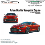 Bouwpakket 1:24 | Alpha Model AM02-0025 | Aston Martin Vanquish Zagato Bouwpakket 1:24 | Alpha Model AM02-0025 | Aston Martin Vanquish Zagato