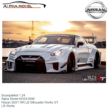 Bouwpakket 1:24 | Alpha Model HD03-0590 | Nissan 35GT-RR LB Silhouette Works GT | LB Works Bouwpakket 1:24 | Alpha Model HD03-0590 | Nissan 35GT-RR LB Silhouette Works GT | LB Works