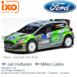 Modelauto 1:43 | IXO-Models RAM864.22 | M-Sport Ford WRT Fiesta R5 Rally2 2022 #29 - J.Huttunen - M.Lukka Modelauto 1:43 | IXO-Models RAM864.22 | M-Sport Ford WRT Fiesta R5 Rally2 2022 #29 - J.Huttunen - M.Lukka