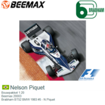 Bouwpakket 1:20 | Beemax 20003 | Brabham BT52 BMW 1983 #5 - N.Piquet Bouwpakket 1:20 | Beemax 20003 | Brabham BT52 BMW 1983 #5 - N.Piquet