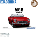 Bouwpakket 1:24 | Aoshima AO05685 | MG B Rood 1968 Bouwpakket 1:24 | Aoshima AO05685 | MG B Rood 1968