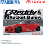 Bouwpakket 1:24 | Aoshima AO06186 | Toyota 86 Rocket Bunny Red 2020 Bouwpakket 1:24 | Aoshima AO06186 | Toyota 86 Rocket Bunny Red 2020