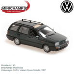 Modelauto 1:43 | Minichamps 940055510 | Volkswagen Golf IV Variant Green Metallic 1997 Modelauto 1:43 | Minichamps 940055510 | Volkswagen Golf IV Variant Green Metallic 1997