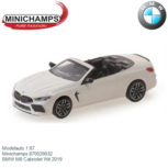 Modelauto 1:87 | Minichamps 870029032 | BMW M8 Cabriolet Wit 2019 Modelauto 1:87 | Minichamps 870029032 | BMW M8 Cabriolet Wit 2019
