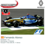 Modelauto 1:18 | Minichamps 117050405 | Renault F1 R25 2005 #5 - F.Alonso Modelauto 1:18 | Minichamps 117050405 | Renault F1 R25 2005 #5 - F.Alonso