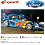 Modelauto 1:43 | Spark S6715 | M-Sport Ford Rally Team Puma Rally1 2023 #7 - N.Gilsoul - P.Loubet Modelauto 1:43 | Spark S6715 | M-Sport Ford Rally Team Puma Rally1 2023 #7 - N.Gilsoul - P.Loubet