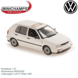 Modelauto 1:43 | Minichamps 940055500 | Volkswagen Golf IV White 1997 Modelauto 1:43 | Minichamps 940055500 | Volkswagen Golf IV White 1997