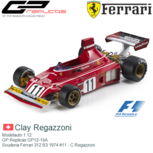Modelauto 1:12 | GP Replicas GP12-15A | Scuderia Ferrari 312 B3 1974 #11 - C.Regazzoni Modelauto 1:12 | GP Replicas GP12-15A | Scuderia Ferrari 312 B3 1974 #11 - C.Regazzoni