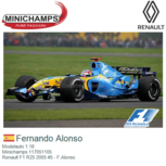 Modelauto 1:18 | Minichamps 117051105 | Renault F1 R25 2005 #5 - F.Alonso Modelauto 1:18 | Minichamps 117051105 | Renault F1 R25 2005 #5 - F.Alonso