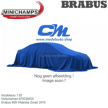 Modelauto 1:87 | Minichamps 870039500 | Brabus 800 Widestar Zwart 2019 Modelauto 1:87 | Minichamps 870039500 | Brabus 800 Widestar Zwart 2019